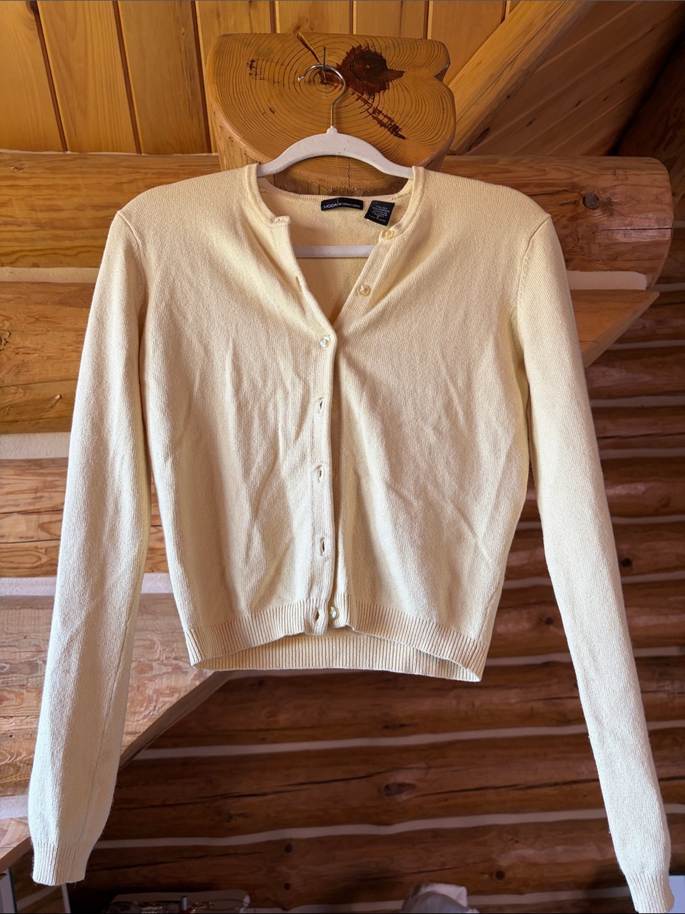 Classic Yellow Cardigan